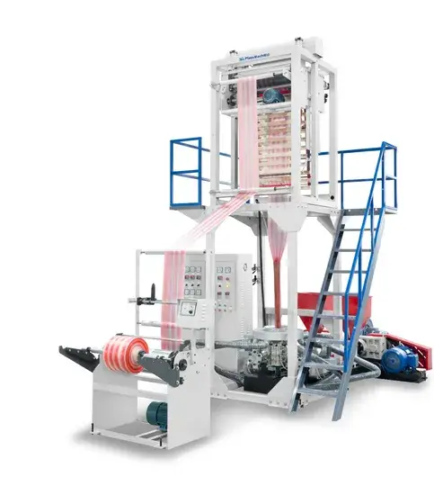 Máy thổi phim màu đôi với kích thước phim 40*2 và tốc độ 500mm - Sản phẩm chất lượng cao hình ảnh 1-description