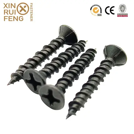 Đinh vít thạch cao đen chất lượng cao cho kim loại - Lựa chọn hàng đầu hình ảnh 1-description