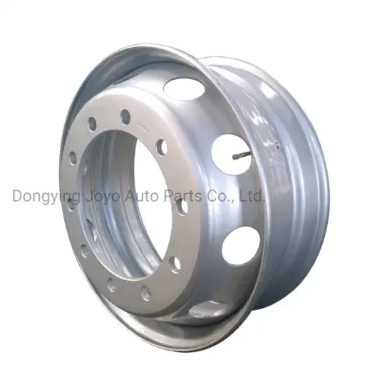 Vành bánh xe thép không săm 22.5X6.75 cho xe tải nặng, cung cấp sỉ hình ảnh 1-description