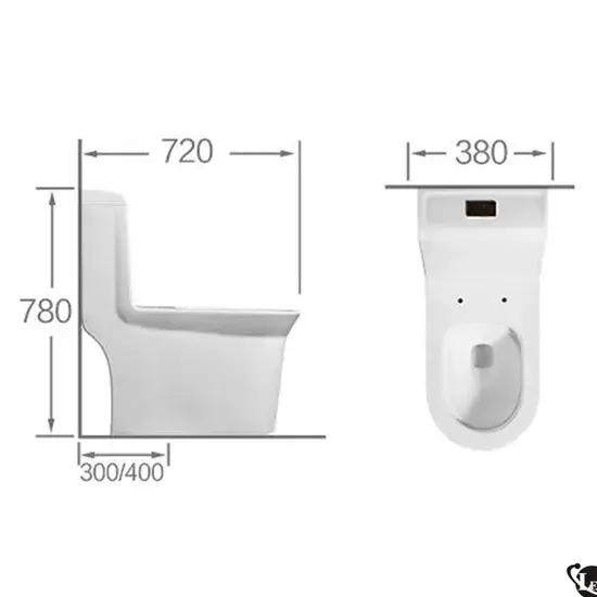 Thiết bị tiết kiệm nước cho bồn cầu gốm 863-11 - Đảm bảo sự thoải mái khi ngồi hình ảnh 1-description