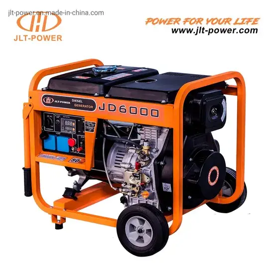 Máy phát điện diesel mini làm mát bằng không khí cao cấp, phục vụ gia đình, đủ công suất 5kw 7kw 10kw - Máy phát điện Jlt Power chất lượng superior hình ảnh 1-description