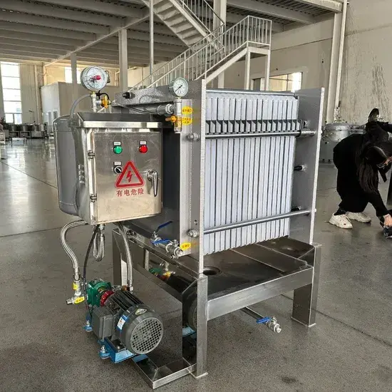 Khung bộ lọc áp lực làm từ thép không gỉ chất lượng thực phẩm cho ngành sản xuất đồ uống hình ảnh 1-description