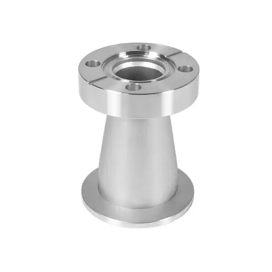 Bích kết nối ống thẳng chất lượng cao giảm kích thước, sản xuất từ SS304, được thiết kế với lỗ chân không hình ảnh 1-description