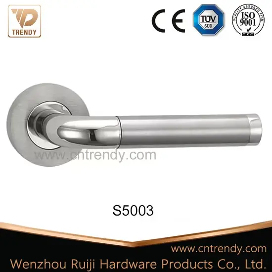Tay nắm cửa thép không gỉ, kiểu tay gạt đặt trên đế chất lượng cao hình ảnh 1-description