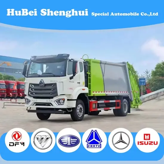 Xe ép rác nén 18m3 Sinotruk HOWO 10 tấn - Xe chuyển động linh hoạt cho việc xử lý rác phẩm. hình ảnh 1-description