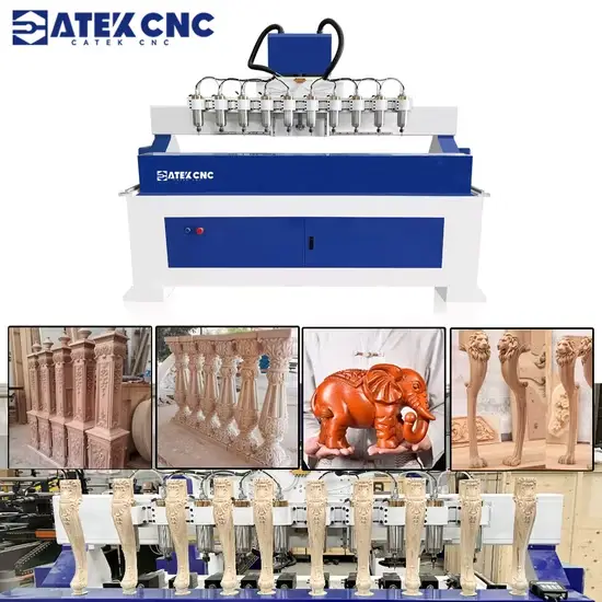 Máy CNC Router Gỗ 3D Chuyên Nghiệp Kích Thước Lớn - Công Nghệ ATC Cho Ngành Công Nghiệp Gỗ hình ảnh 1-description