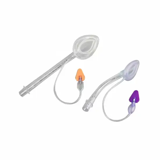 Mặt nạ thanh quản PVC an toàn không chứa nắp, thiết kế không độc hại hình ảnh 1-description