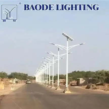 Đèn LED Năng Lượng Mặt Trời 7m Cột Đường 50W - Lựa Chọn Sáng Suốt Cho Đèn Baode Ngoài Trời hình ảnh 1-description
