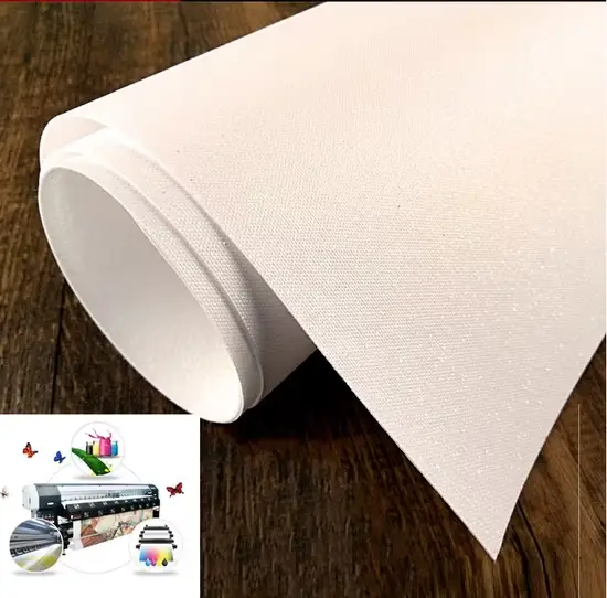 Giấy dán tường mờ màu trắng rộng - Sản phẩm cuộn dành cho in kỹ thuật số bằng máy phun mực hình ảnh 1-description