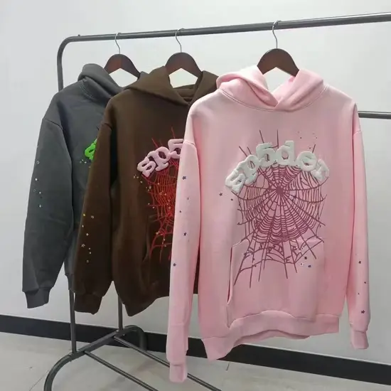 Áo hoodie pullover 2024 unisex, thiết kế mới, dành cho chạy bộ ngoại trời, mềm mại và thoải mái cho Spider 555555 hình ảnh 1-description