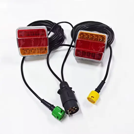 Bộ dây cáp đèn hậu LED cho xe tải, sử dụng đầu nối 7 chân hình ảnh 1-description