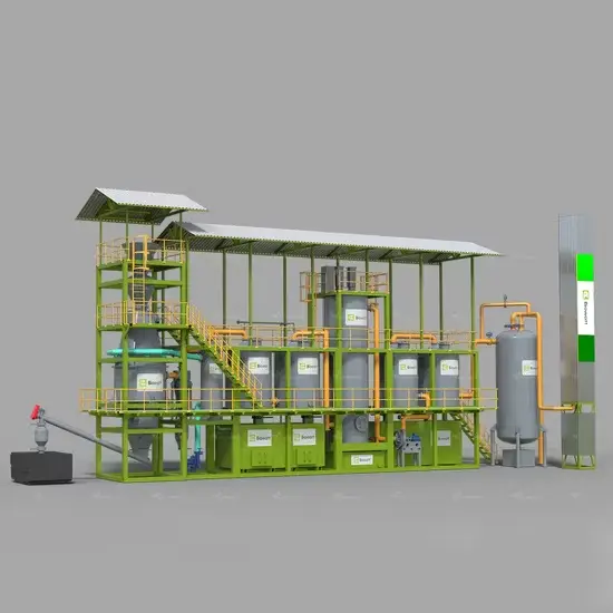 Khung cấu trúc hệ thống phát điện sử dụng bắp ngô Biowatt 500 hình ảnh 1-description