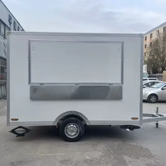 Xe bán hàng di động Cà phê/ Kem Thức ăn nhanh Chứng nhận CE - Xe tải Caravan Trailers hình ảnh 1-description