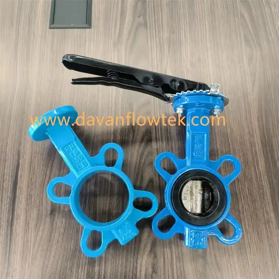 Van bướm cao su PTFE màu đỏ, có mặt bích Pn16/10 - Lựa chọn hoàn hảo cho hệ thống của bạn hình ảnh 1-description