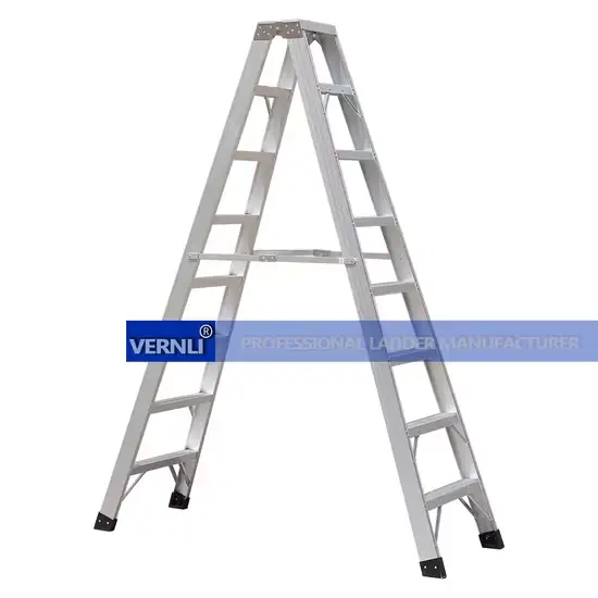 Thang gấp chữ A làm từ nhôm chắc chắn, nhẹ và tiện lợi khi di chuyển hình ảnh 1-description