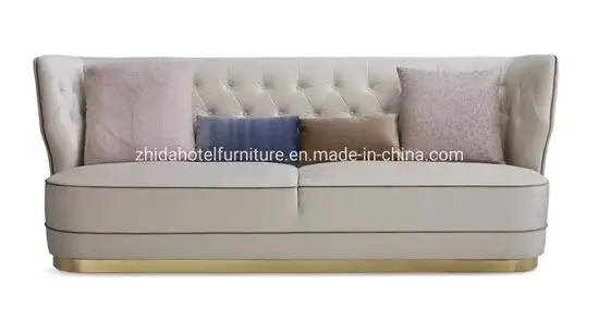 Ghế tình yêu đẳng cấp bọc nhung dành cho sảnh khách sạn hình ảnh 1-description