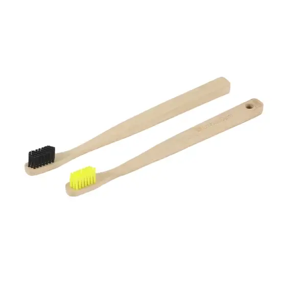 Bàn chải đánh răng tre nhỏ gọn với lông bàn chải chất lượng cao hình ảnh 1-description