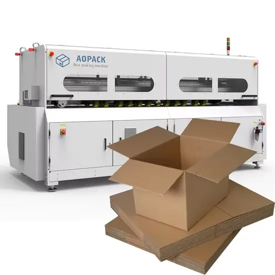 Thiết kế và sản xuất máy làm hộp carton theo yêu cầu từ Aopack hình ảnh 1-description