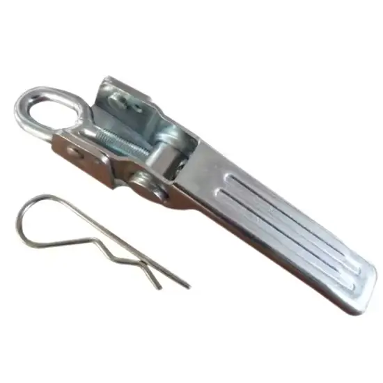 Khách hàng đề xuất sản xuất 304 Khóa cài lò xo tự khóa bằng thép không gỉ mạ kẽm cho xe kéo hình ảnh 1-description
