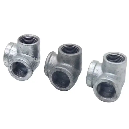 Nhà Máy Khớp Nối 3 Cách 90 Độ cho Ống Nước Mạ Kẽm - Kích Thước Từ 1/2'' đến 1-1/4'' hình ảnh 1-description