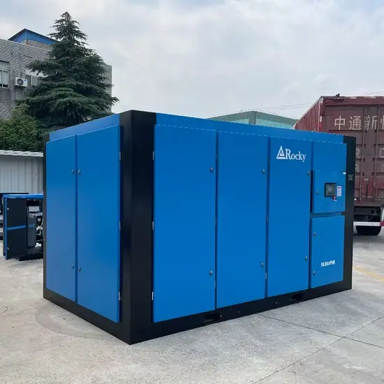 Máy nén khí vít hai cấp 250kw, công suất 350HP dành cho ứng dụng trong ngành dệt may hình ảnh 1-description