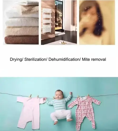 Máy sưởi khăn bằng thép có tính năng điều chỉnh tự động hình ảnh 1-description