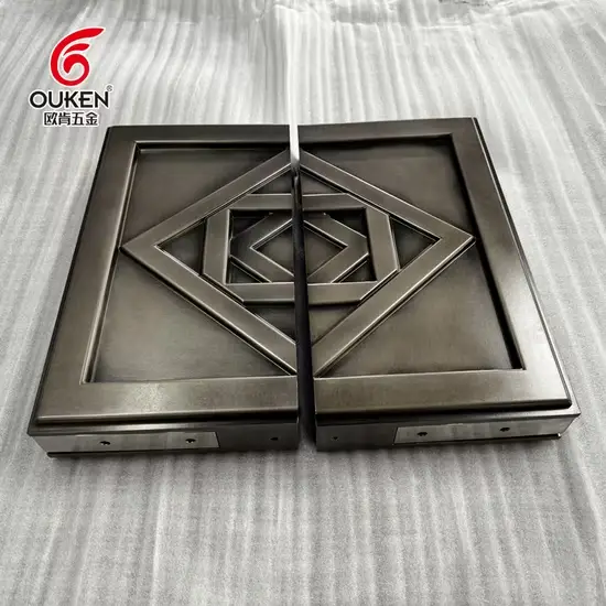 Tay nắm cửa cổ điển làm từ đồng thương hiệu Ouken hình ảnh 1-description