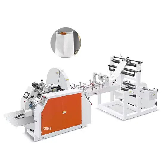 Máy làm túi giấy dạng hộp V - Giải pháp tối ưu cho sản xuất túi giấy hình ảnh 1-description