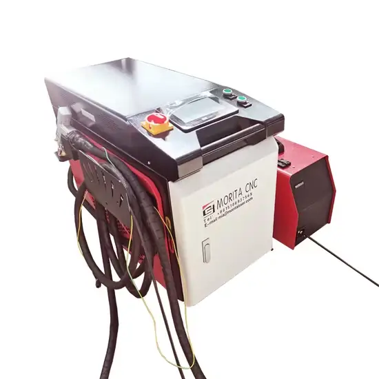 Máy hàn laser sợi quang cầm tay di động, công suất từ 1000W đến 3000W, hàn sắt thép độ dày 3mm hình ảnh 1-description