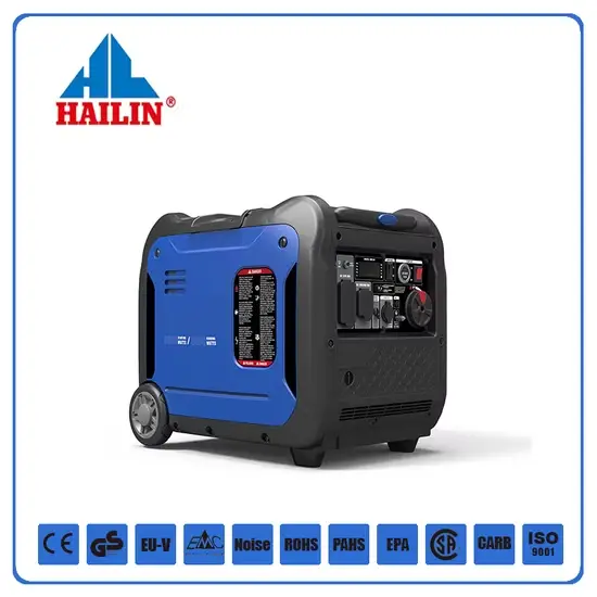 Máy phát điện inverter 2000watts và 2200watts cách âm, di động với bánh xe hình ảnh 1-description