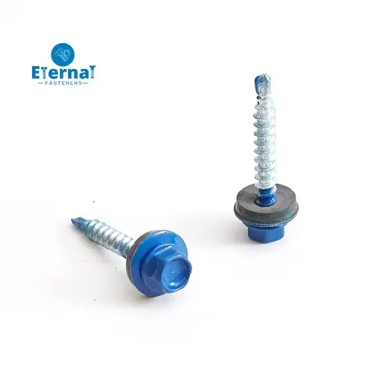 Vít mái tự khoan đầu lục giác mạ kẽm sơn màu xanh - Ưu điểm vượt trội hình ảnh 1-description