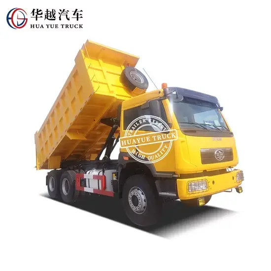 Xe ben FAW J5p Jh6 lái bên phải 6X4 Weichai 340HP 380HP - 30 tons tải trọng, phù hợp vận chuyển hàng hóa tại Tanzania hình ảnh 1-description