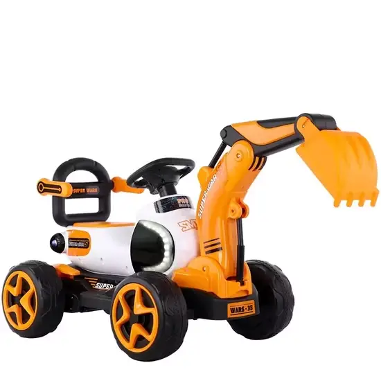 Xe Cần Cẩu Chạy Bằng Pin 2024: Món Quà Thời Trang Trẻ Em Ngồi Lái Xe Cần Cẩu Điện Có Cánh Đào hình ảnh 1-description