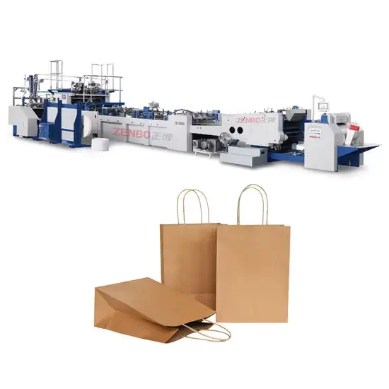 Dây chuyền sản xuất túi giấy chứa đựng sản phẩm thực phẩm hình ảnh 1-description