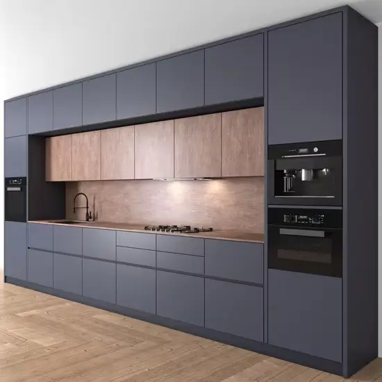 Tủ bếp mô-đun hoàn thiện: Sự kết hợp màu sắc tạo nên phong cách tùy chỉnh độc đáo hình ảnh 1-description