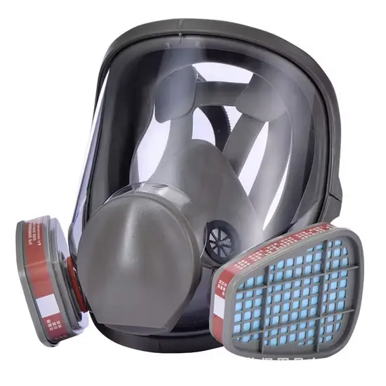 Mặt nạ y tế chống sương mù 6800 độ phân giải cao, toàn mặt chống giọt bắn và bụi hình ảnh 1-description
