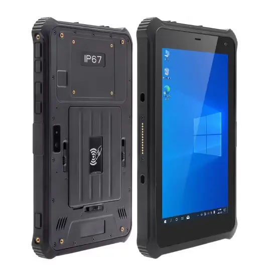 Winpad W89 - Máy tính bảng Rugged 8 Inch Windows 10, Bộ nhớ 4+64GB, Camera kép, Pin 8500mAh tháo rời, NFC Đọc thẻ ID hình ảnh 1-description