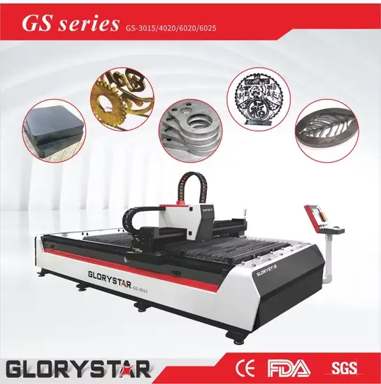 Máy cắt laser sợi Ipg công suất 1500W, kích thước cắt 3m x 1.5m hình ảnh 1-description