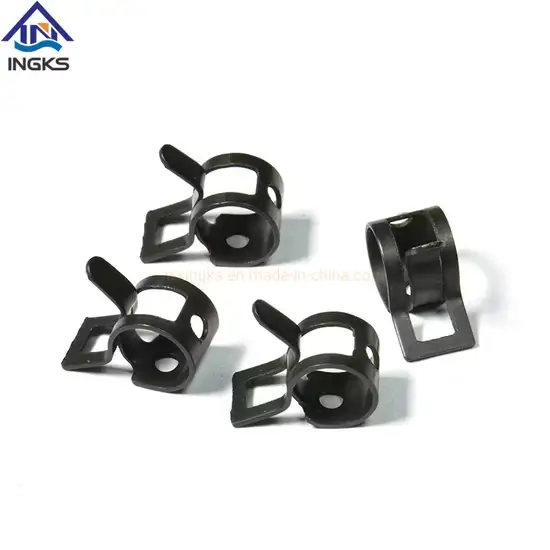 Kẹp ống thép không gỉ màu đen phù hợp cho ống nhiên liệu và ống nước hình ảnh 1-description