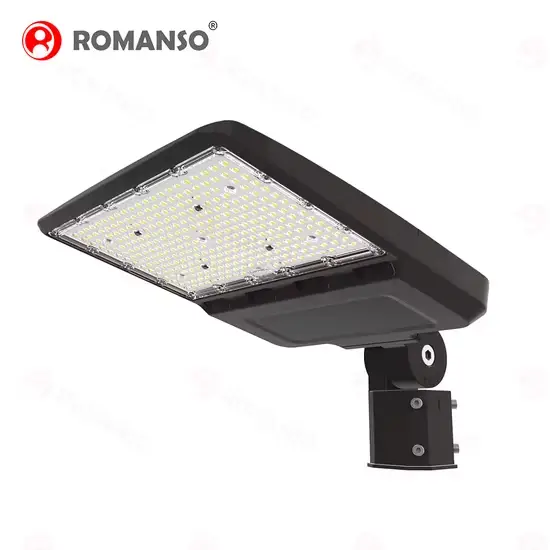 Đèn đường LED Shoebox có cảm biến, bảo hành 5 năm, công suất 200W, hiệu suất 140lm/W và chuẩn IP66 hình ảnh 1-description