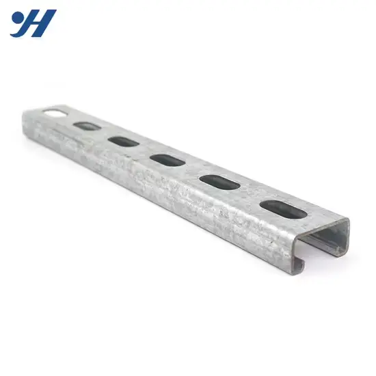 Nhà máy Trung Quốc cung cấp thanh thép mạ kẽm nhúng nóng chất lượng cao kích thước rãnh chữ C hình ảnh 1-description