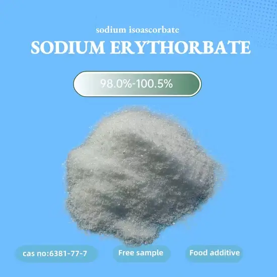 Nhận ngay Sodium Erythorbate chất lượng cao FCC/USP E316 98% cho sản xuất chất chống oxy hóa thực phẩm hình ảnh 1-description