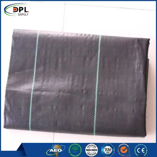 Vải chống cỏ dại màu đen dành cho lớp phủ mặt đất, bảo vệ cây trồng và rau củ hình ảnh 1-description