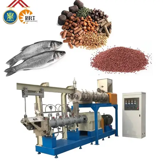 Dây chuyền sản xuất thức ăn cho cá dành cho máy ép thức ăn nổi và chìm hình ảnh 1-description