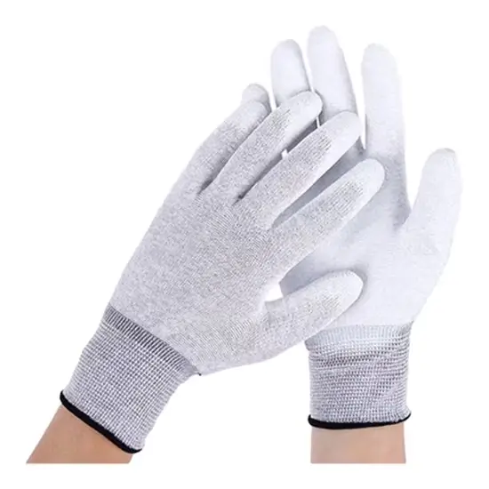 Găng tay chất liệu PU chống tĩnh điện dành cho môi trường nhà máy và đại lý phân phối hình ảnh 1-description