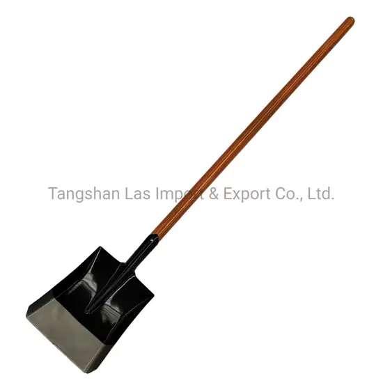 Xẻng nông nghiệp với tay cầm được làm từ chất liệu gỗ tự nhiên hình ảnh 1-description