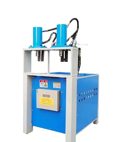 Máy đột lỗ hình trụ 63 Máy đột thủy lực Đột thép ống Máy đột hai dòng Tự động tốc độ nhanh hình ảnh 1-description