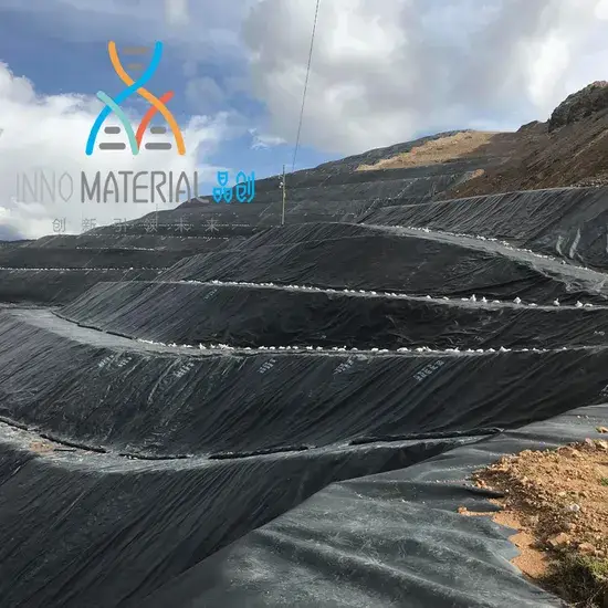 Vải địa kỹ thuật cho lớp lót hồ HDPE Geomembrane 2mm cho dự án xử lý chất thải hình ảnh 1-description