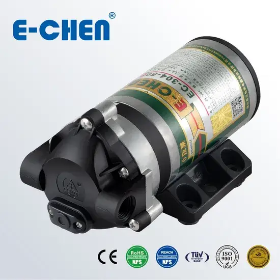 Bơm tự mồi 50gpd 0psi - Áp suất đầu vào 0.5L/Phút @70psi Ec304 với khả năng hút mạnh hình ảnh 1-description