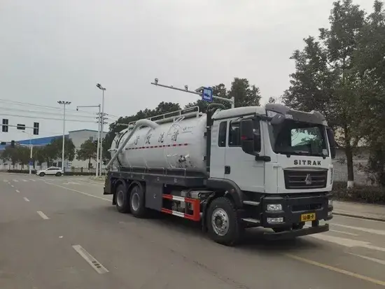 Nhà máy bán Shandeka 6X4 xe hút bùn nước thải dung tích 20000L hình ảnh 1-description